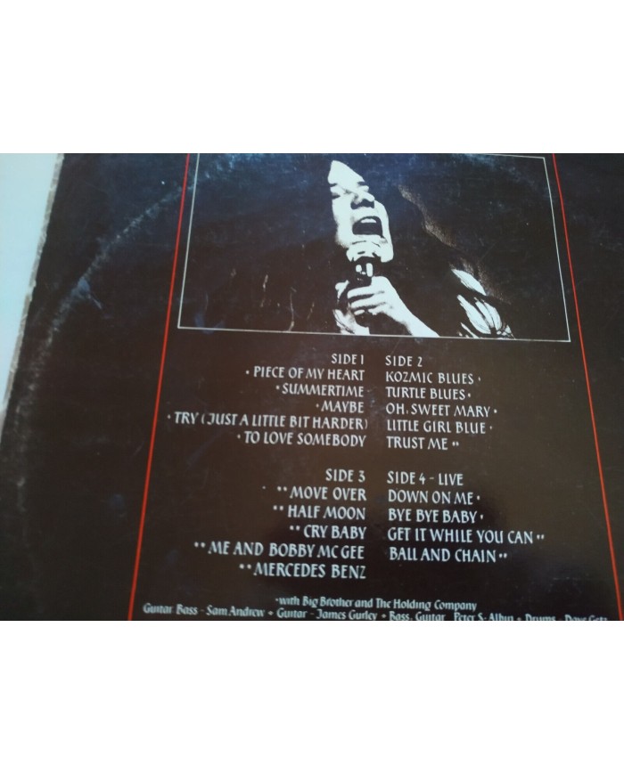 Janis Joplin Anthology 1980 CBS First Press S88492 - 2 x LP Vinilo 12" G+/G+ Mb
