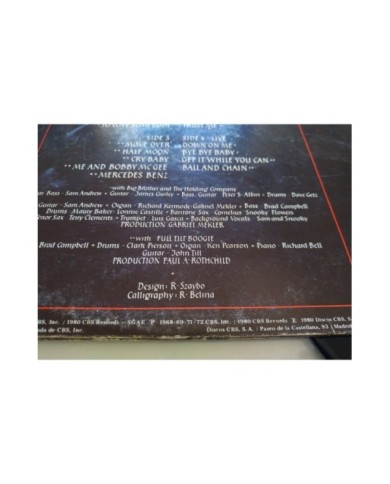 Janis Joplin Anthology 1980 CBS First Press S88492 - 2 x LP Vinilo 12" G+/G+ Mb