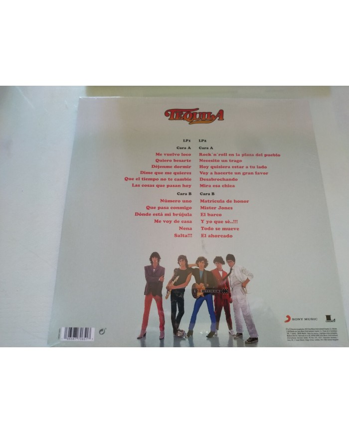 Tequila Sus Mejores Canciones Grandes Exitos 2022 - 2 x LP Vinilo 12" Nuevo 3T