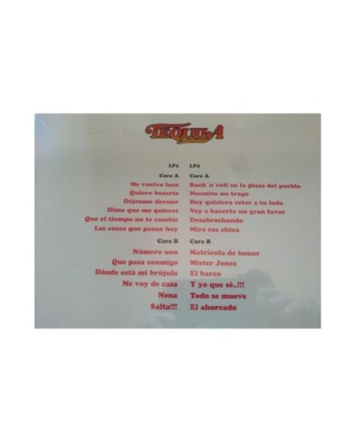 Tequila Sus Mejores Canciones Grandes Exitos 2022 - 2 x LP Vinilo 12" Nuevo 3T
