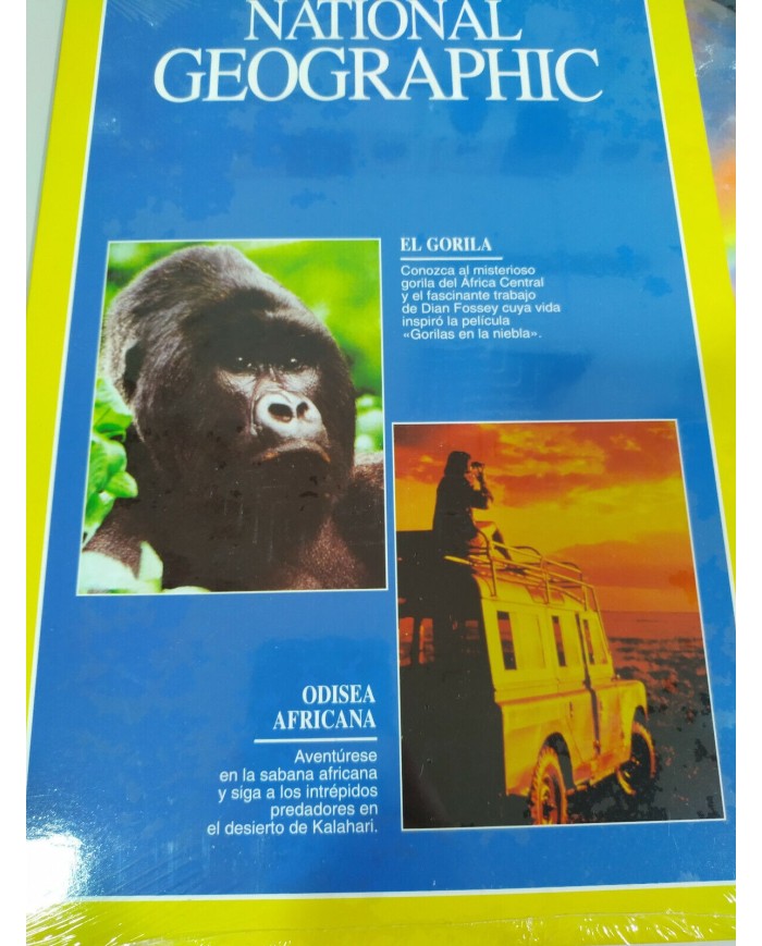 National Geographic El Gorila Odisea Africana - LASERDISC LD Nuevo - 2T National Geographic El Gorila Odisea Africana - LASERDISC LD Nuevo - 2T