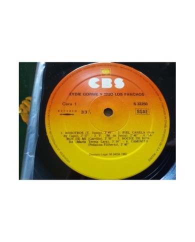 Eydie Gorme Canta Espa?ol con Los Panchos 1982 CBS 32250 LP Vinilo 12" VG/VG 3T
