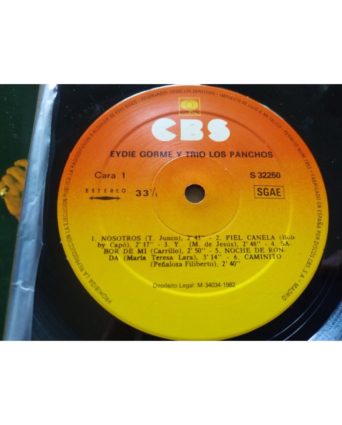 Eydie Gorme Canta Espa?ol con Los Panchos 1982 CBS 32250 LP Vinilo 12" VG/VG 3T