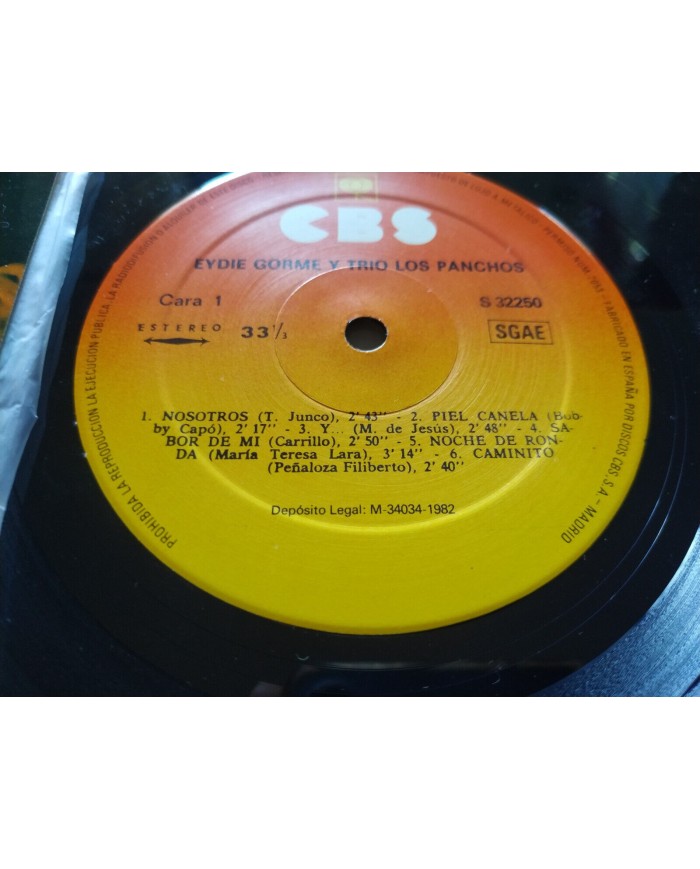 Eydie Gorme Canta Espa?ol con Los Panchos 1982 CBS 32250 LP Vinilo 12" VG/VG 3T