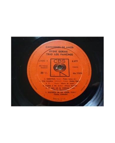 Eydie Gorme Trio Los Panchos Canciones De Amor 1966 CBS 8477 LP Vinilo 12" G+/G+
