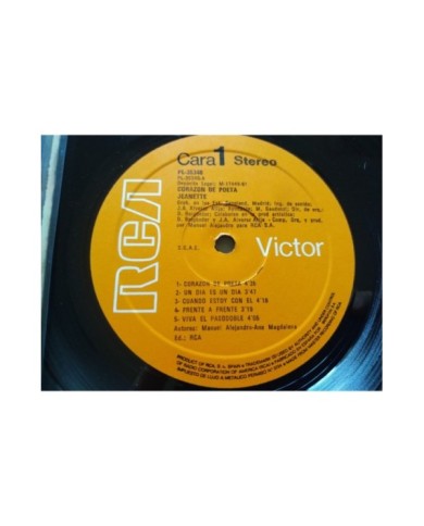 Jeanette Corazon de Poeta RCA 1981 PL-35348 First Press - LP Vinilo 12" VG/VG 4T