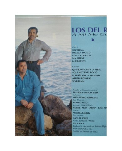 Los Del Rio A Mi Me Gusta Incluye Macarena 1993 CFE - LP Vinilo 12" VG/VG 3T