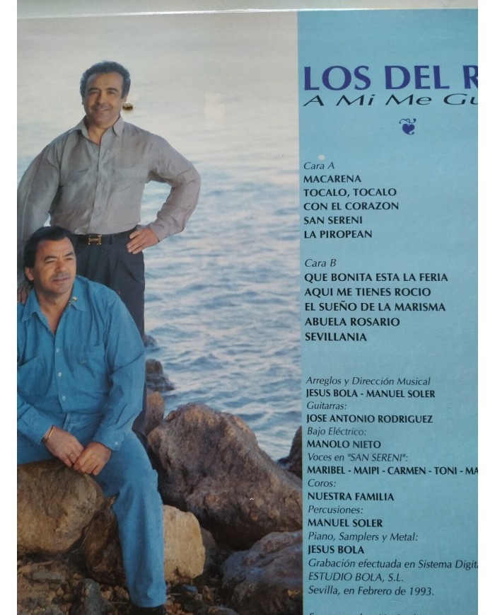 Los Del Rio A Mi Me Gusta Incluye Macarena 1993 CFE - LP Vinilo 12" VG/VG 3T