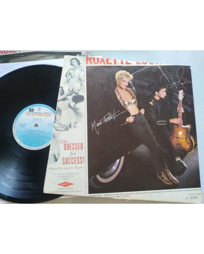 Roxette Look Sharp 1989 Hispavox 066-7910981 Spain Press LP Vinilo 12" VG/VG 4T
