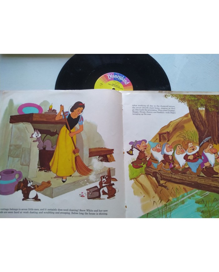 Snow White Seven Dwarfs Soundtrack V.O. Walt Disney 3906 - LP Vinilo 12" VG/VG