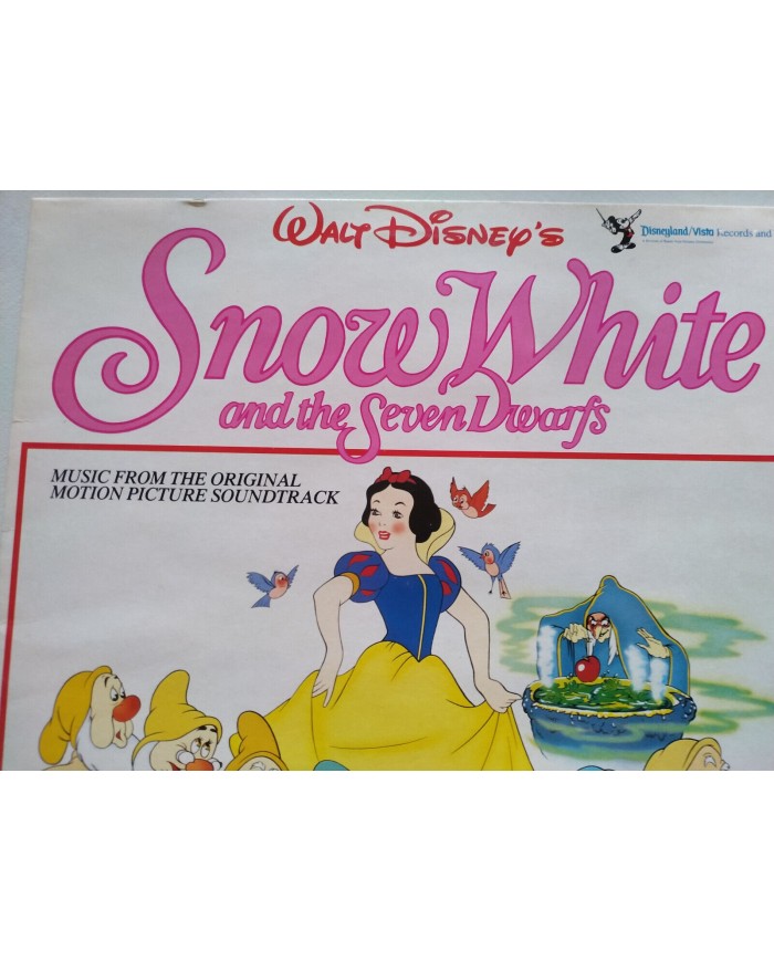 Snow White Seven Dwarfs Soundtrack V.O. Walt Disney WD001 - LP Vinilo 12" VG/VG