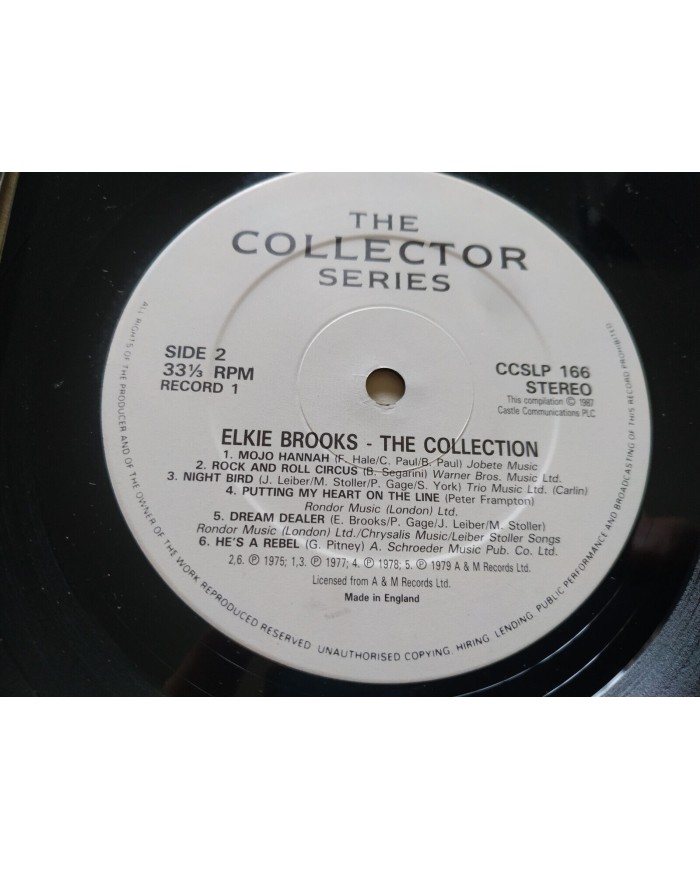 Elkie Brooks The Collector Series Hits CCSLP 166 - 2 x LP 12" Vinilo VG/VG Am