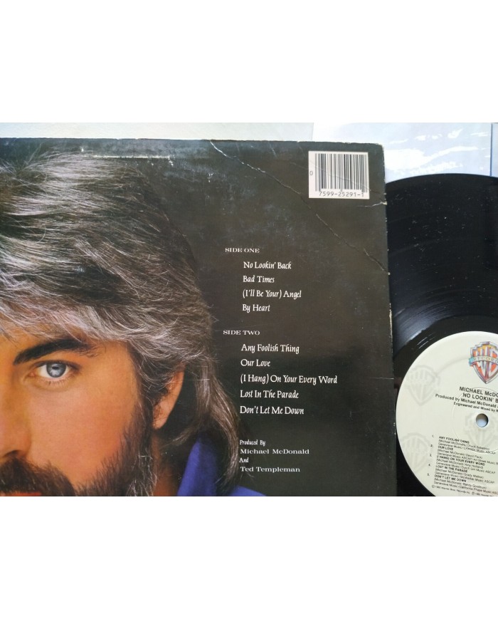 Michael McDonald No Lookin Back 1985 1-25291 Warner USA - LP 12" Vinilo VG/VG Am