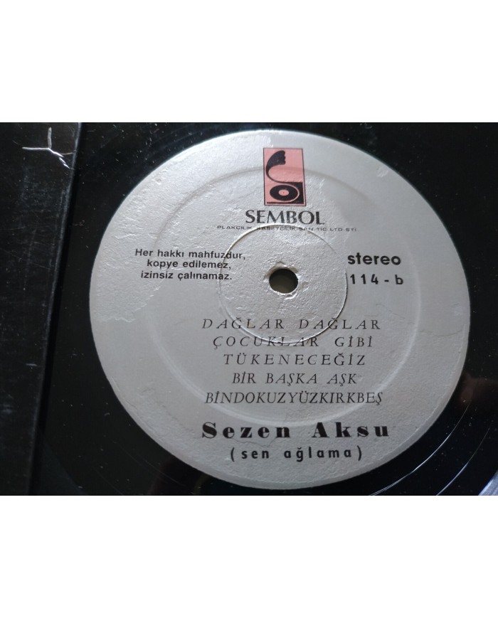 Sezen Aksu Sen Aglama Sembol 1984 Stereo 114 Turkey Pop - LP 12" Vinilo VG/VG
