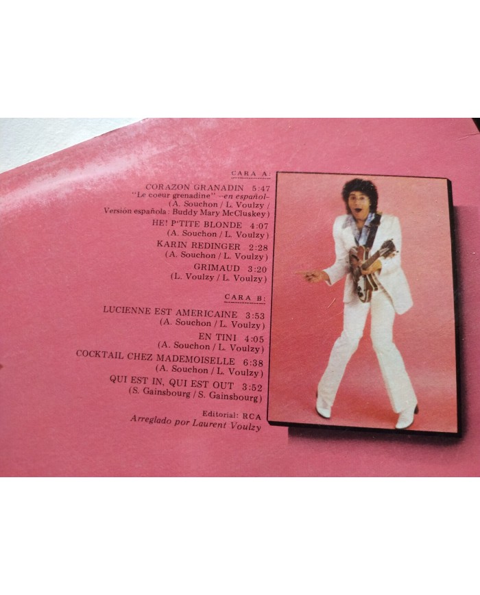 Laurent Voulzy Corazon Granadin RCA Promo PL-37266 1979 - LP 12" Vinilo VG/VG Am