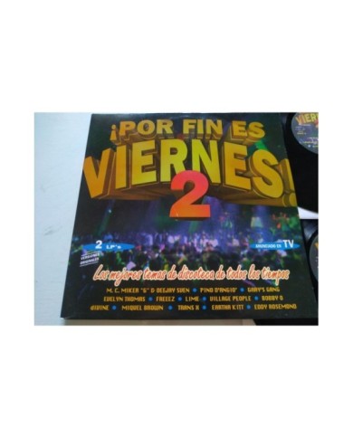 ? Por Fin Es Viernes ! Pino D?Angio Lime Max Music 1992 2 x LP Vinilo 12" VG/VG ? Por Fin Es Viernes ! Pino D?Angio Lime Max Music 1992 2 x LP Vinilo 12" VG/VG