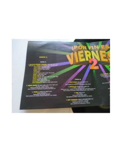 ? Por Fin Es Viernes ! Pino D?Angio Lime Max Music 1992 2 x LP Vinilo 12" VG/VG ? Por Fin Es Viernes ! Pino D?Angio Lime Max Music 1992 2 x LP Vinilo 12" VG/VG