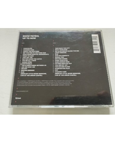 Snow Patrol Up To Now The Best Of Snow Patrol 2009 - 2 x CD