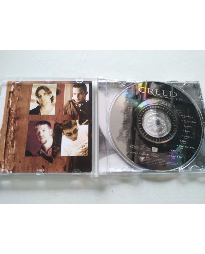 Creed My Own Prison Christian New Metal 1999 Epic - CD