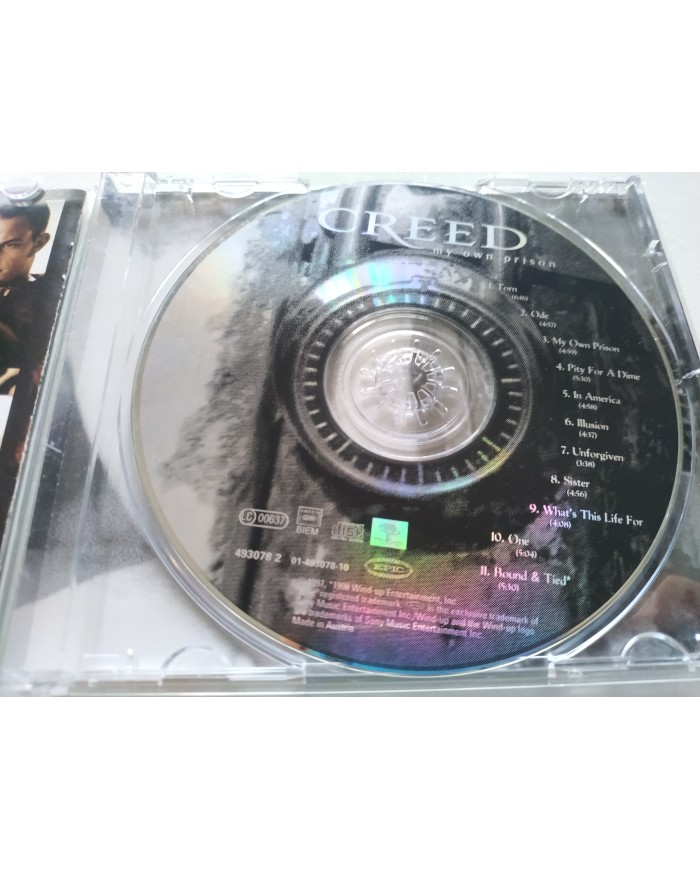Creed My Own Prison Christian New Metal 1999 Epic - CD