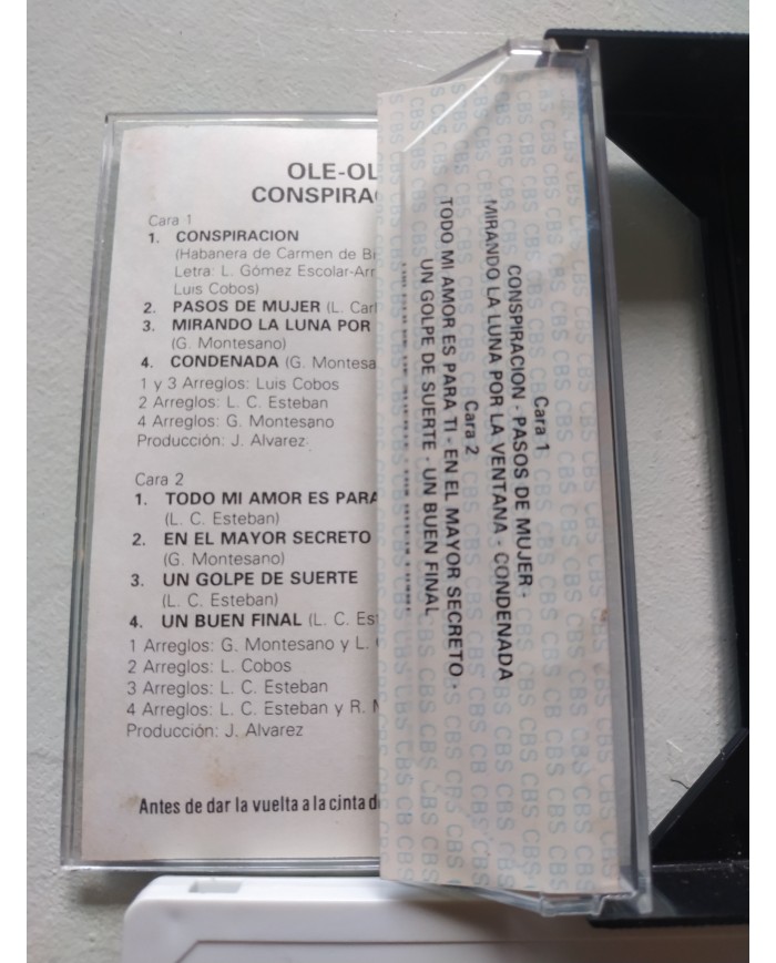 Ole Ole Conspiracion Vicky Larraz 1989 Velero - Cinta Tape Cassette