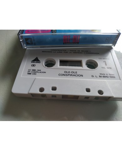 Ole Ole Conspiracion Vicky Larraz 1989 Velero - Cinta Tape Cassette