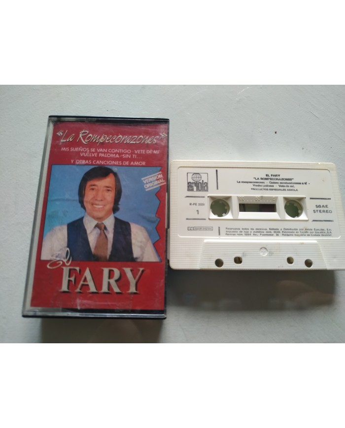 El Fary La Rompecorazones 1985 Ariola - Cinta Tape Cassette