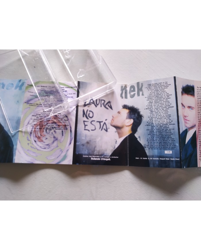 NEK Nek 1997 WEA Laura No Esta German Press - Cinta Tape Cassette