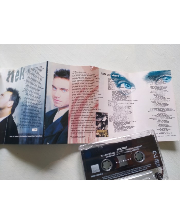 NEK Nek 1997 WEA Laura No Esta German Press - Cinta Tape Cassette