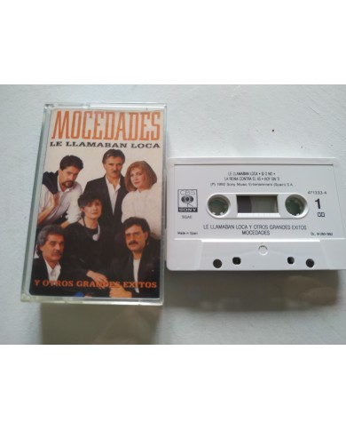 Mocedades Le Llamaban Loca CBS 1992 - Cinta Tape Cassette Am Mocedades Le Llamaban Loca CBS 1992 - Cinta Tape Cassette Am