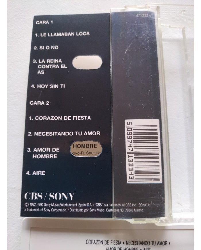 Mocedades Le Llamaban Loca CBS 1992 - Cinta Tape Cassette Am
