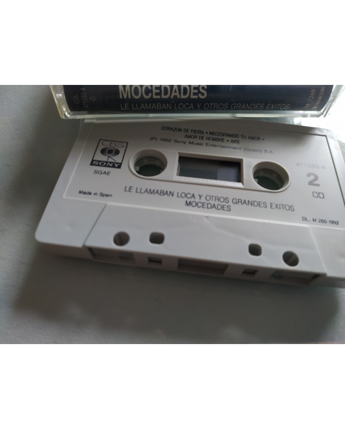 Mocedades Le Llamaban Loca CBS 1992 - Cinta Tape Cassette Am