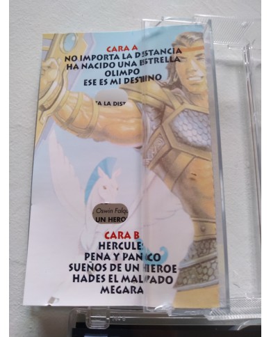 Hercules Cantado en Español Alan Menken - Cinta Tape Cassette Hercules Cantado en Español Alan Menken - Cinta Tape Cassette