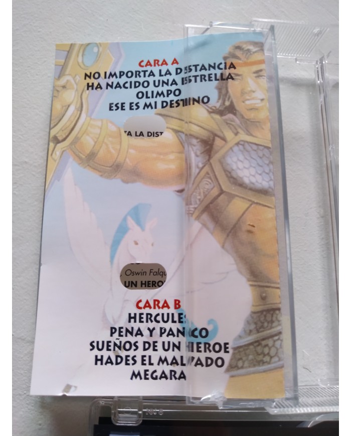 Hercules Cantado en Español Alan Menken - Cinta Tape Cassette