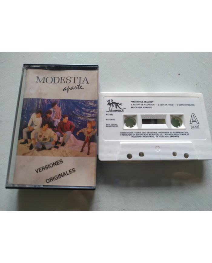 Modestia Aparte Exitos 1991 Salamandra Pop Español - Cinta Tape Cassette
