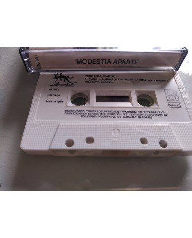 Modestia Aparte Exitos 1991 Salamandra Pop Español - Cinta Tape Cassette