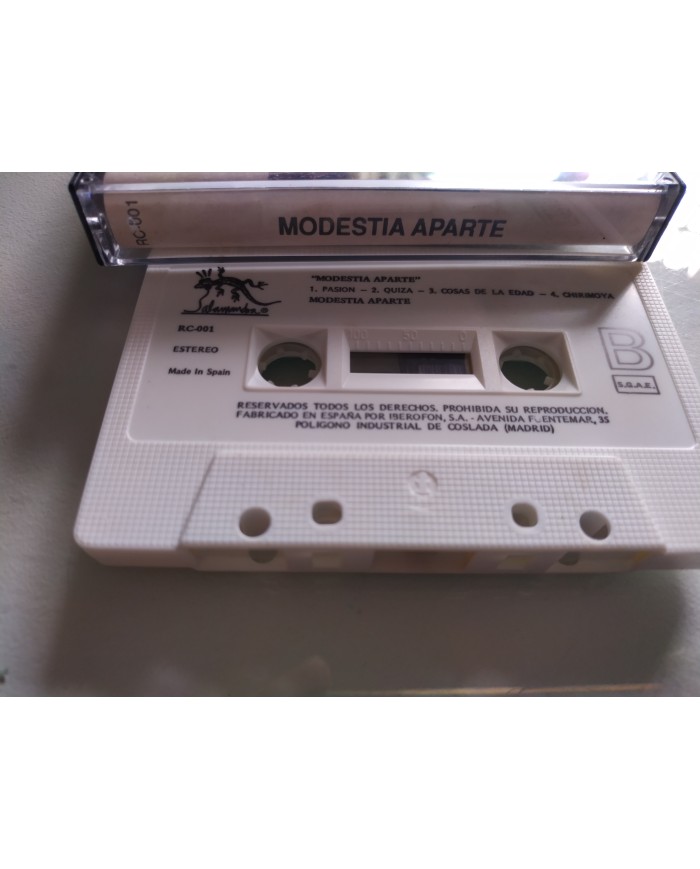 Modestia Aparte Exitos 1991 Salamandra Pop Español - Cinta Tape Cassette