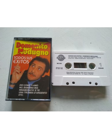 Domenico Modugno Todos Sus Exitos 1989 - Cinta Tape Cassette Domenico Modugno Todos Sus Exitos 1989 - Cinta Tape Cassette