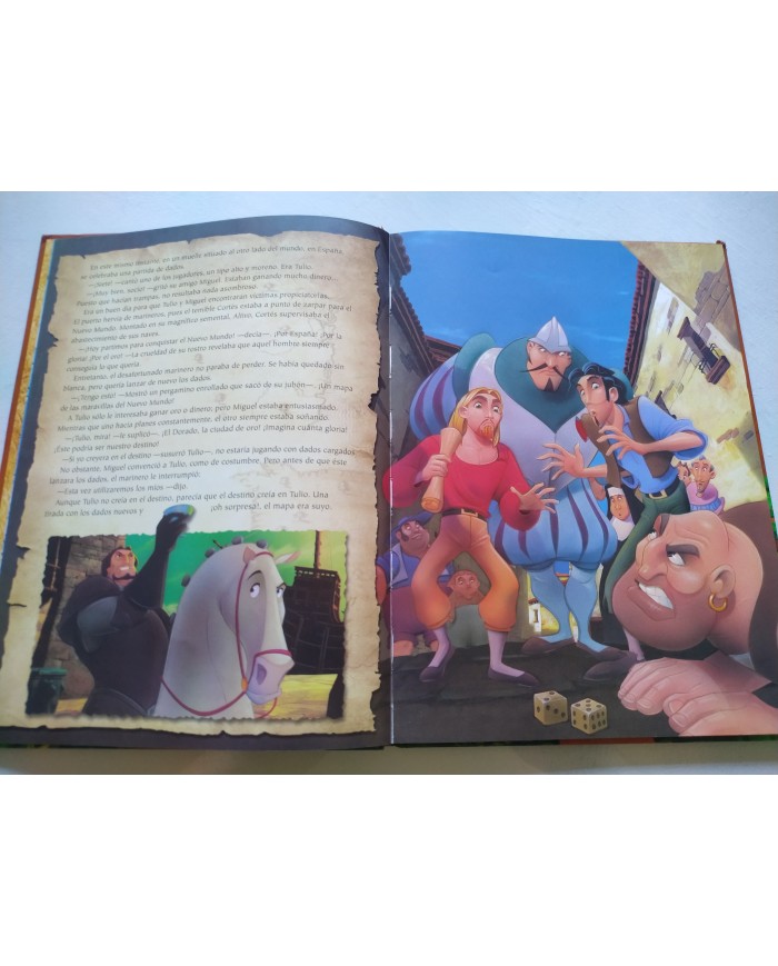 La Ruta Hacia el Dorado Ilustrado 2000 Dreamworks - LIBRO Español Am