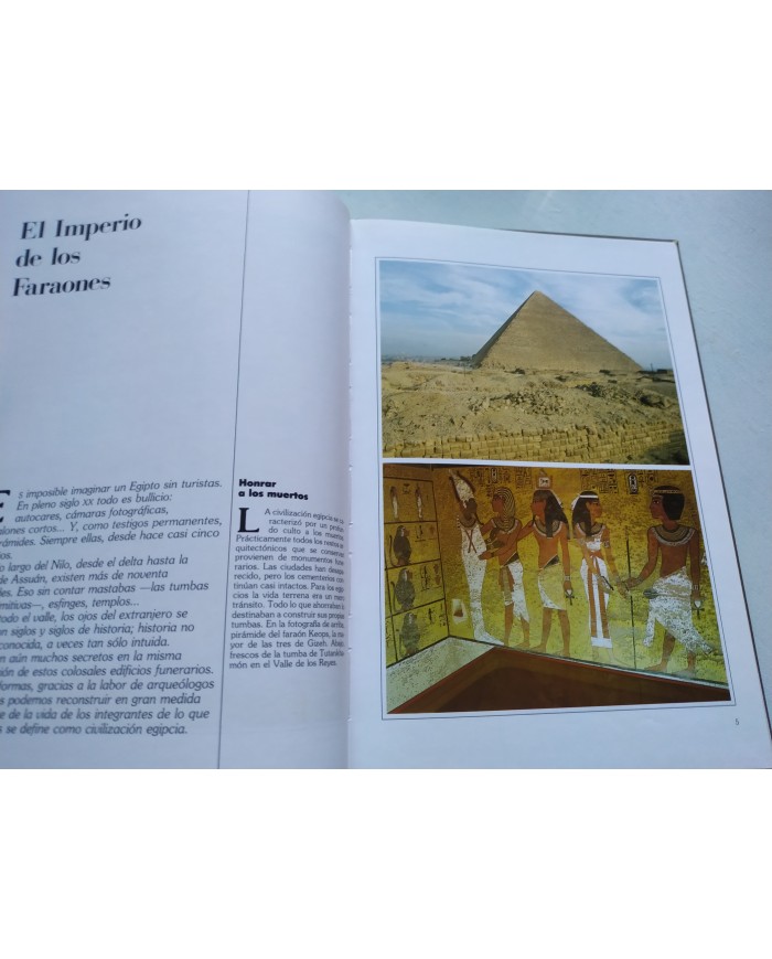 El Imperio de los Faraones 1991 Incafo - LIBRO Español Am
