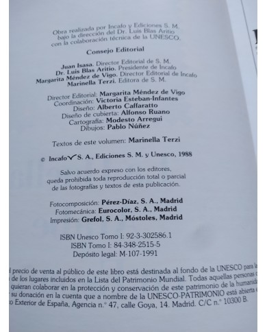 La Huella Arabe en España 1991 Incafo - LIBRO Español Am