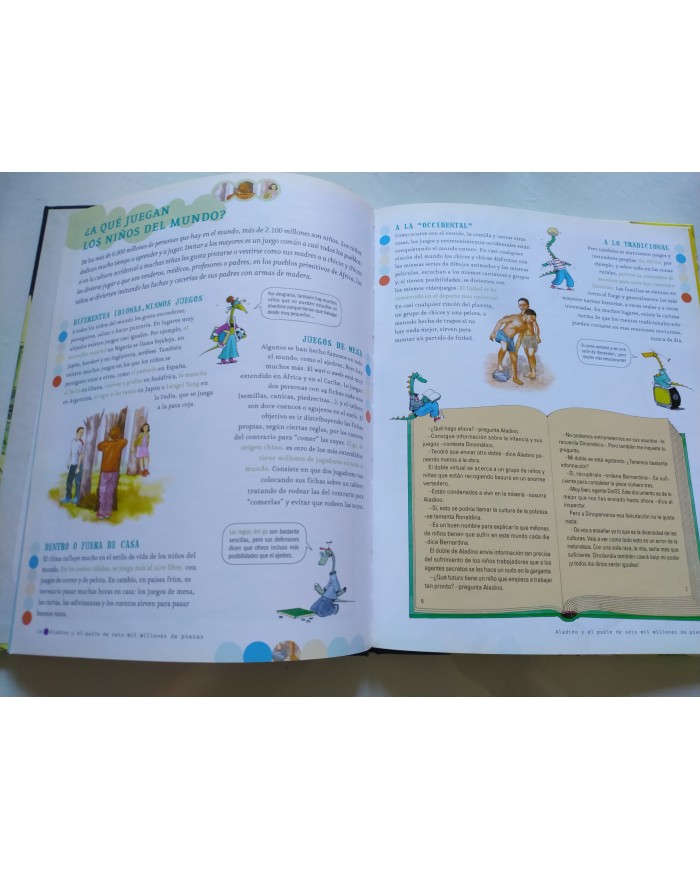 Aladino y el Puzle de Seis Mil Millones de Piezas SM - LIBRO Español