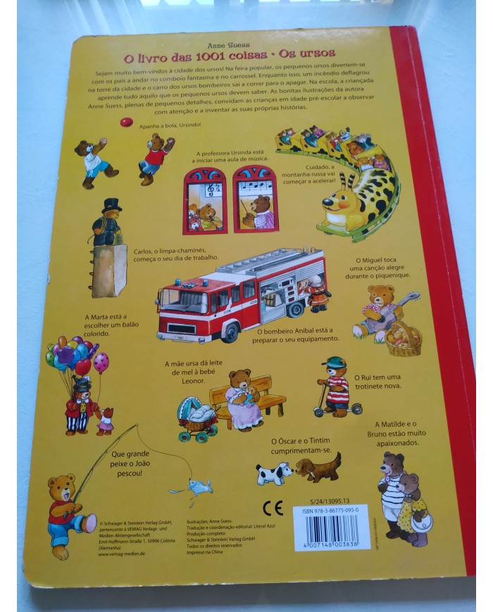 Os Ursos O Livro Das 1001 Coisas Anne Suess - LIBRO Portugues