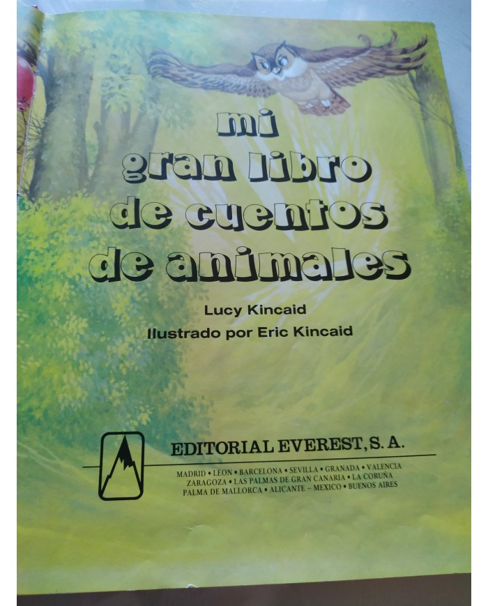 Mi Gran Libro de Cuentos de Animales Lucy Kincaid 1986 - LIBRO Español