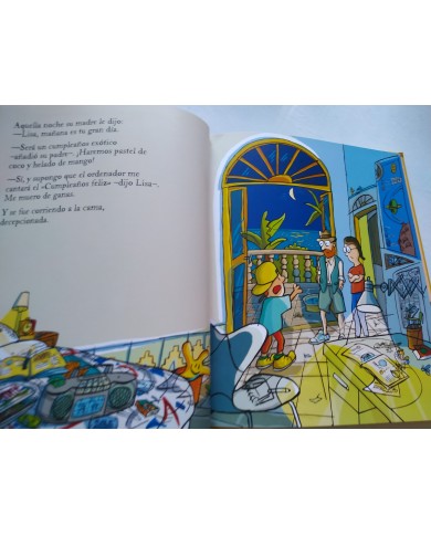 Señor Mundo y Yo Cuento de Cumpleaños Javier Mariscal 1998 - LIBRO Español Am