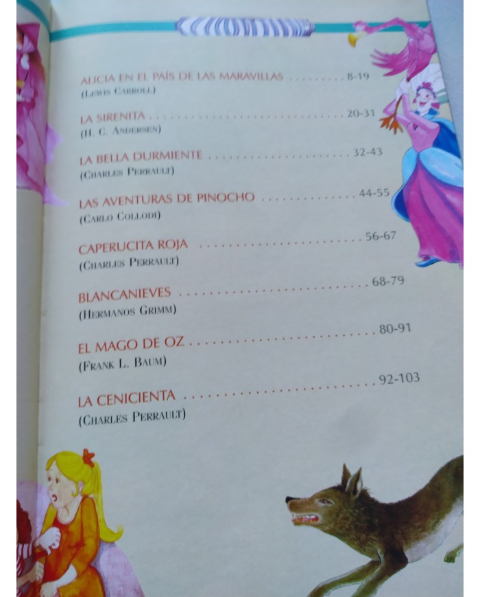 El Jardin Encantado 8 Cuentos Clasicos Nauta 2002 - LIBRO Español