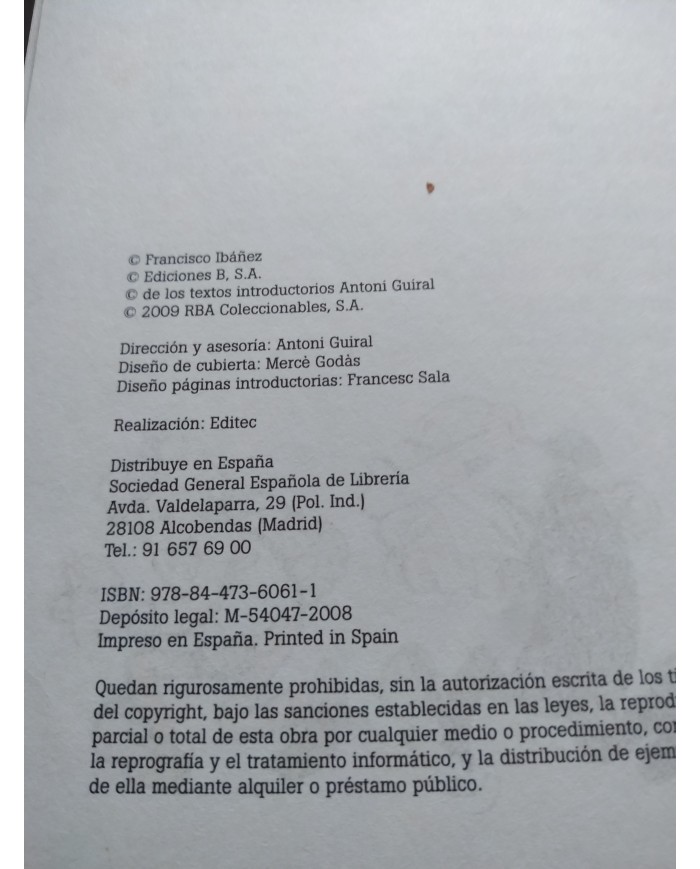 Mortadelo y Filemon Ibañez Edicion Especial Coleccionista 2008 LIBRO Español Am