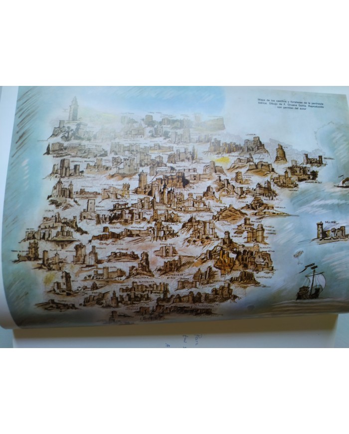 Castillos de España Carlos Sarthou Carreres 1990 Espasa Calpe - LIBRO Español Am