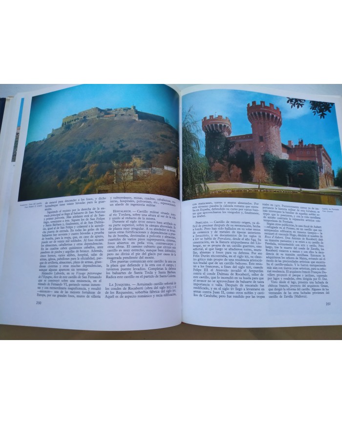 Castillos de España Carlos Sarthou Carreres 1990 Espasa Calpe - LIBRO Español Am