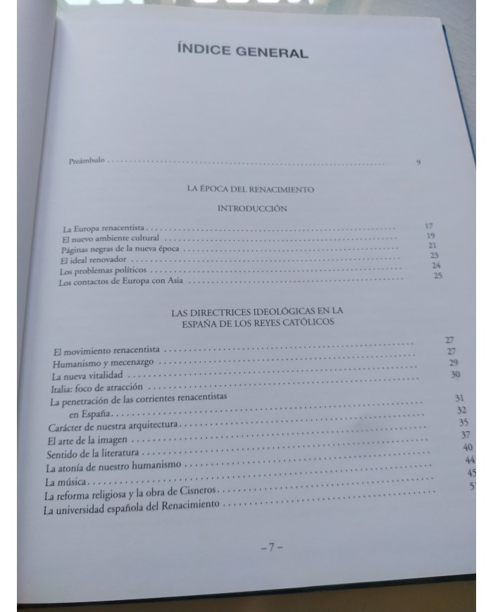 El Renacimiento y la España de los Reyes Catolicos 2008 Folio - LIBRO Español Am